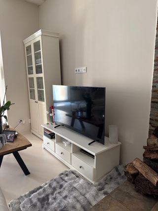 2 Estanterías Ikea Blanca Madera Cristal