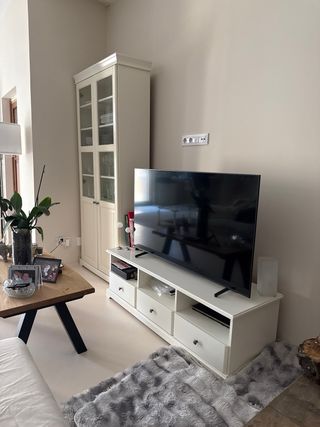 2 Estanterías Ikea Blanca Madera Cristal