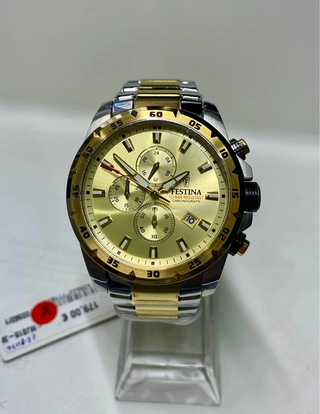 Reloj Festina F20562/1 Cronógrafo Dorado Hombre