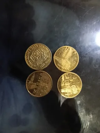 Lote de monedas antiguas, pesetas