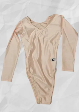 Body manica lunga GIMER rosa bambina