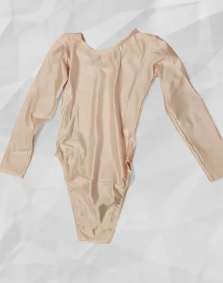 Body manica lunga GIMER rosa bambina