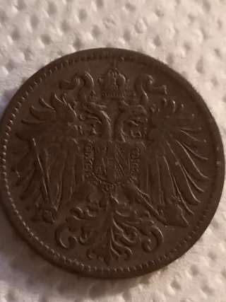 Moneta Austria 2 Heller 1896