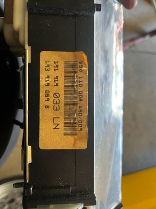 Cuadro Cuentakilómetros VW Golf MK2 GTI