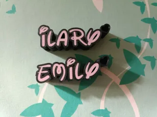 Nomi personalizzati stampati 3D