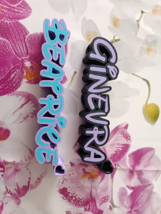 Nomi personalizzati stampati 3D