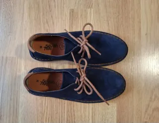 Zapatos niño, Seven 7ive, ante azul marino