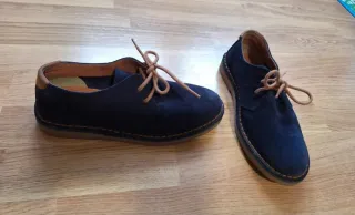 Zapatos niño, Seven 7ive, ante azul marino