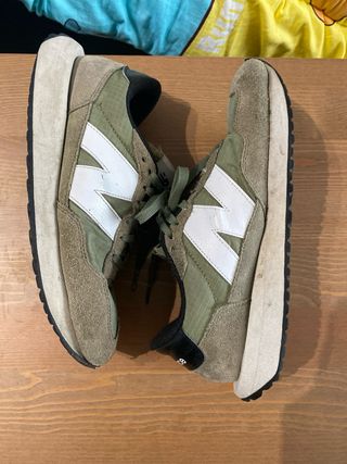 Zapatillas New Balance Verde y Blanco