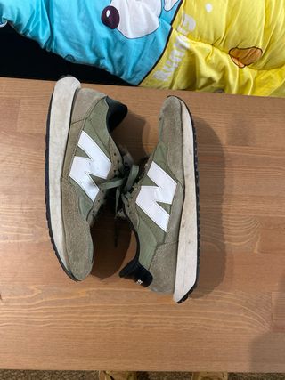 Zapatillas New Balance Verde y Blanco