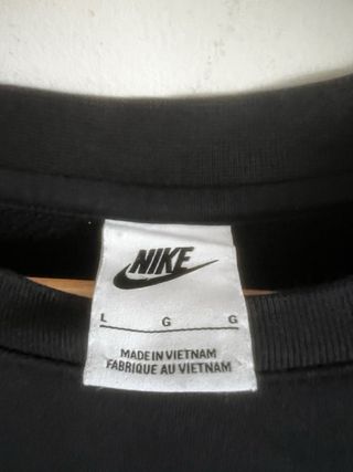 Sudadera Nike Negra Talla L