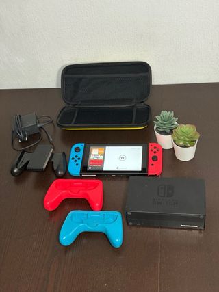 COMO NUEVA | Nintendo Switch Azul & Rojo