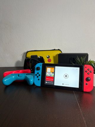 COMO NUEVA | Nintendo Switch Azul & Rojo
