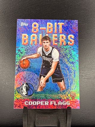 Cooper Flagg RC Topps 8-Bit Ballers Foil