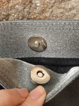 Bolso Tote Mango Plateado