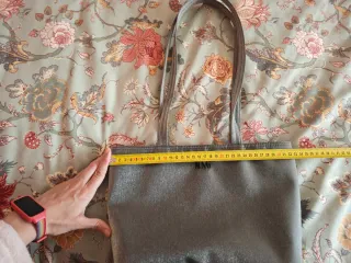 Bolso Tote Mango Plateado