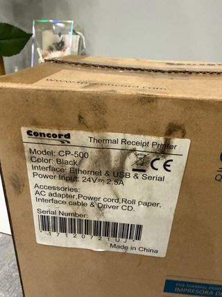 Impresora Térmica Concord CP-500 A Estrenar