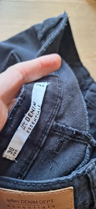 Lote 3 shorts vaqueros talla 36 Lefties y Bershka