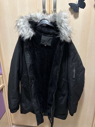 Chaqueta larga invierno con pelo