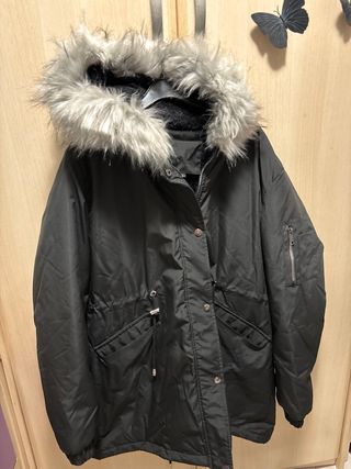 Chaqueta larga invierno con pelo
