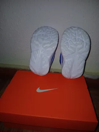 Deportivas Nike Bebé Azul Talla 19,5
