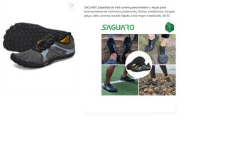 Zapatillas Trail Running SAGUARO Talla 46