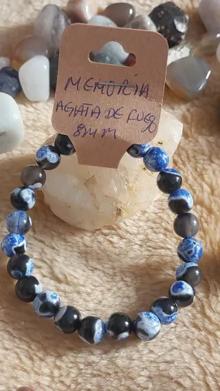 Pulsera Ágata de Fuego 8mm