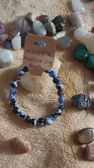 Pulsera Ágata de Fuego 8mm
