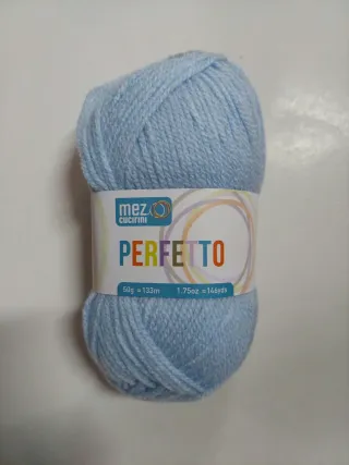 Gomitolo Acrilico Perfetto Colore Ghiacciaio