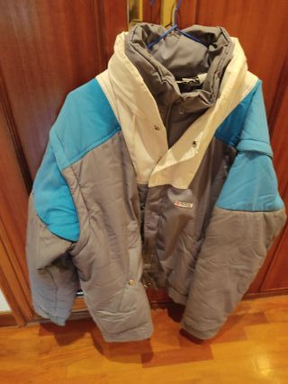 Abrigo vintage hombre Rox azul y gris