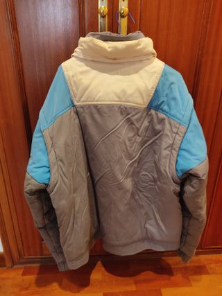 Abrigo vintage hombre Rox azul y gris