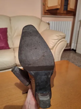 Stivali donna marroni tacco alto