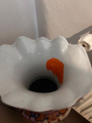 Jarrón Chino Cerámica Porcelana