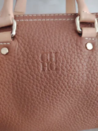 Bolso Andy 5 CH carolina herrera Camel  Piel