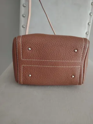 Bolso Andy 5 CH carolina herrera Camel  Piel