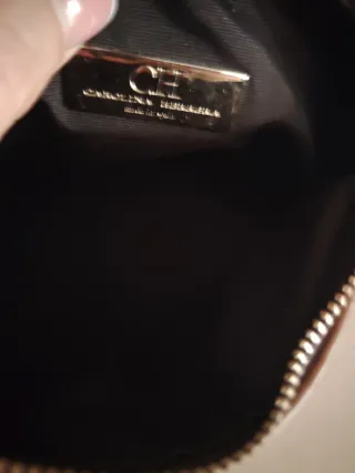 Bolso Andy 5 CH carolina herrera Camel  Piel