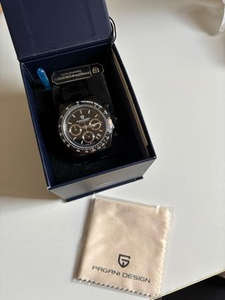 Reloj Pagani Design Cronógrafo Negro