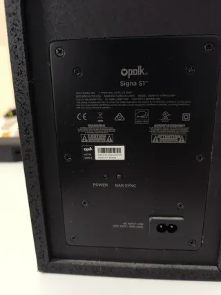 Barra de Sonido Polk Negra