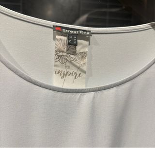 Blusa Street One azul talla 38/M