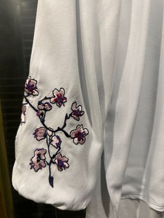 Blusa Street One azul talla 38/M