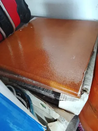 Peldaño redondo Gres de Aragón 24,4x33cm