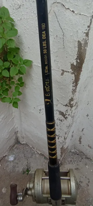 Caña de pescar de embarcación