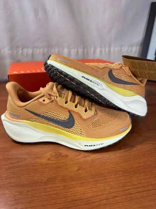 Nike Pegasus 41 Naranja y Amarillo