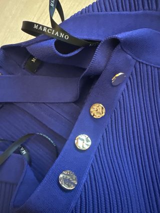 Guess Vestito Viola Tubino