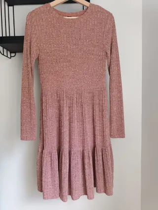 Vestido rosa de punto
