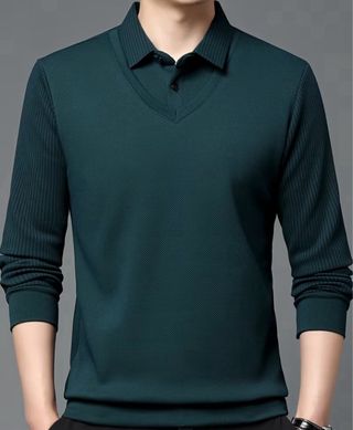 Camiseta Polo Verde Talla M