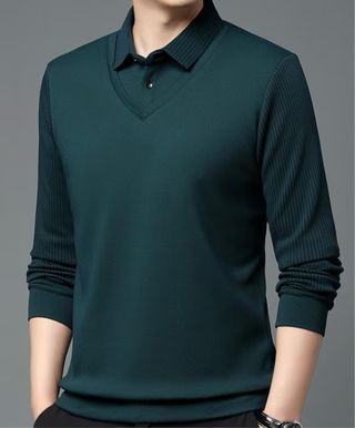 Camiseta Polo Verde Talla M