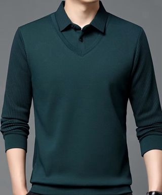 Camiseta Polo Verde Talla M