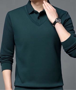 Camiseta Polo Verde Talla M