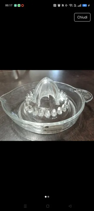 Spremiagrumi in vetro